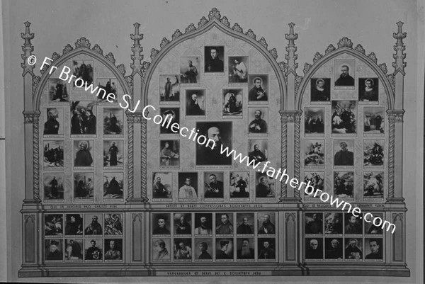 COPY NEGS CHART OF ST IGNATIUS & BLESSED OF SOC